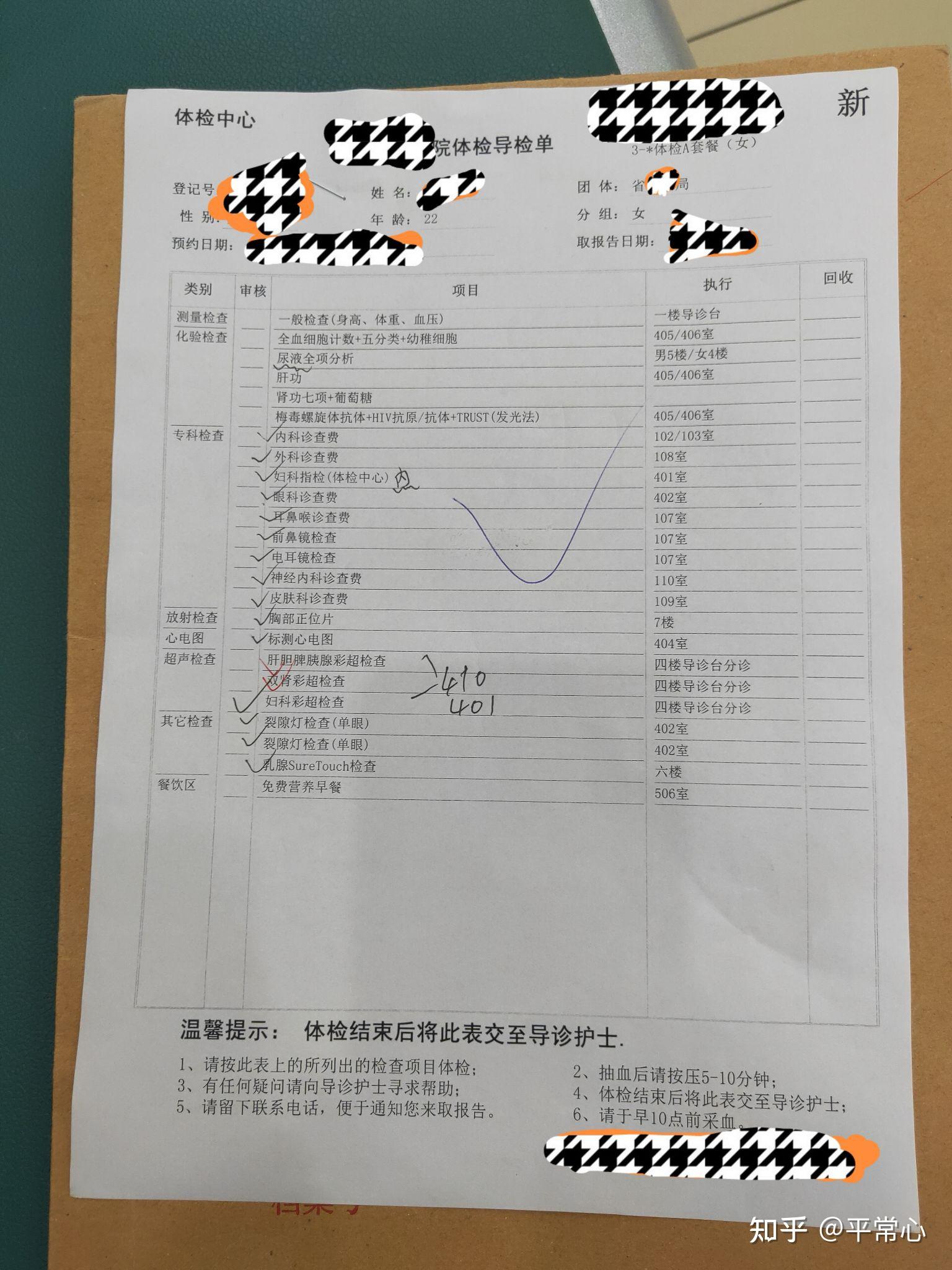 女性公务员体检什么项目?