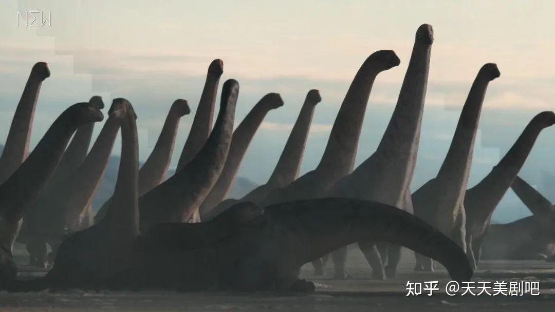 施氏无畏龙,属泰坦巨龙中的一种,身高26米,体重可达40吨,庞大的它们