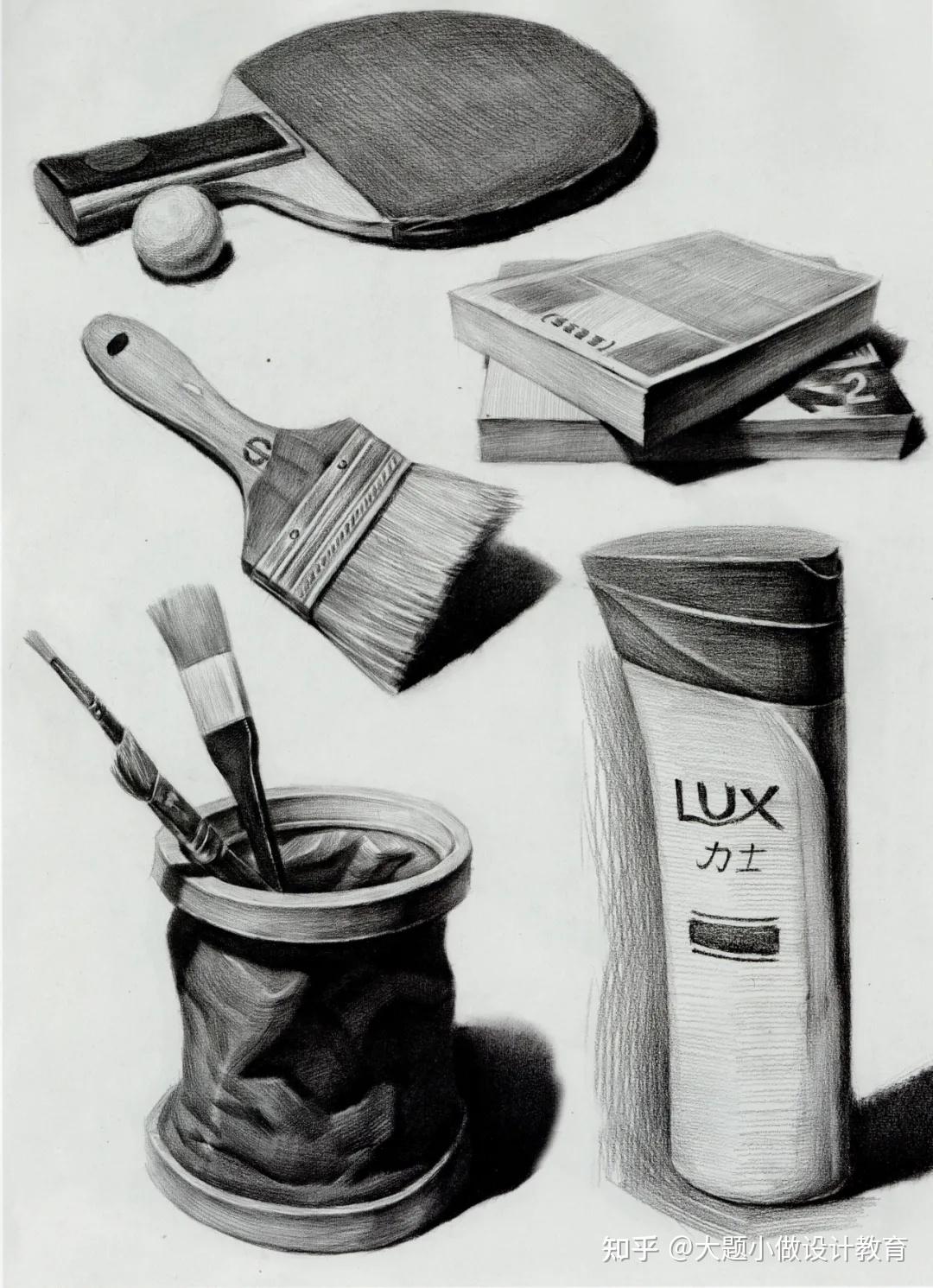 大题小做插本韩师美术学最难画的八大素描静物