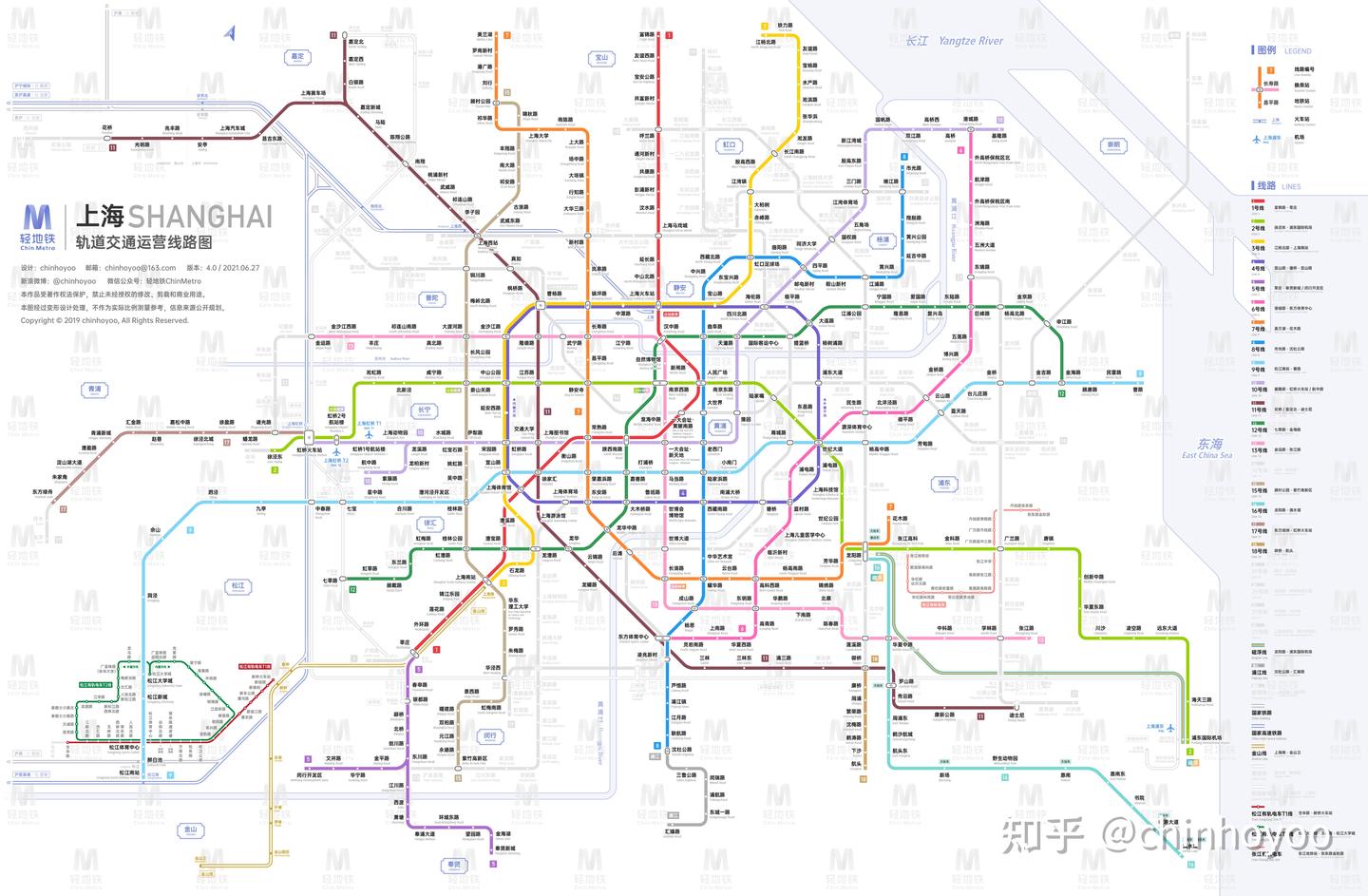 上海轨道交通线路图(2035+ / 2024+ / 运营版) - 知乎
