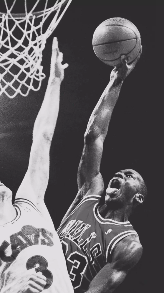 再次拯救nba的神丨乔丹高清黑白壁纸赏析