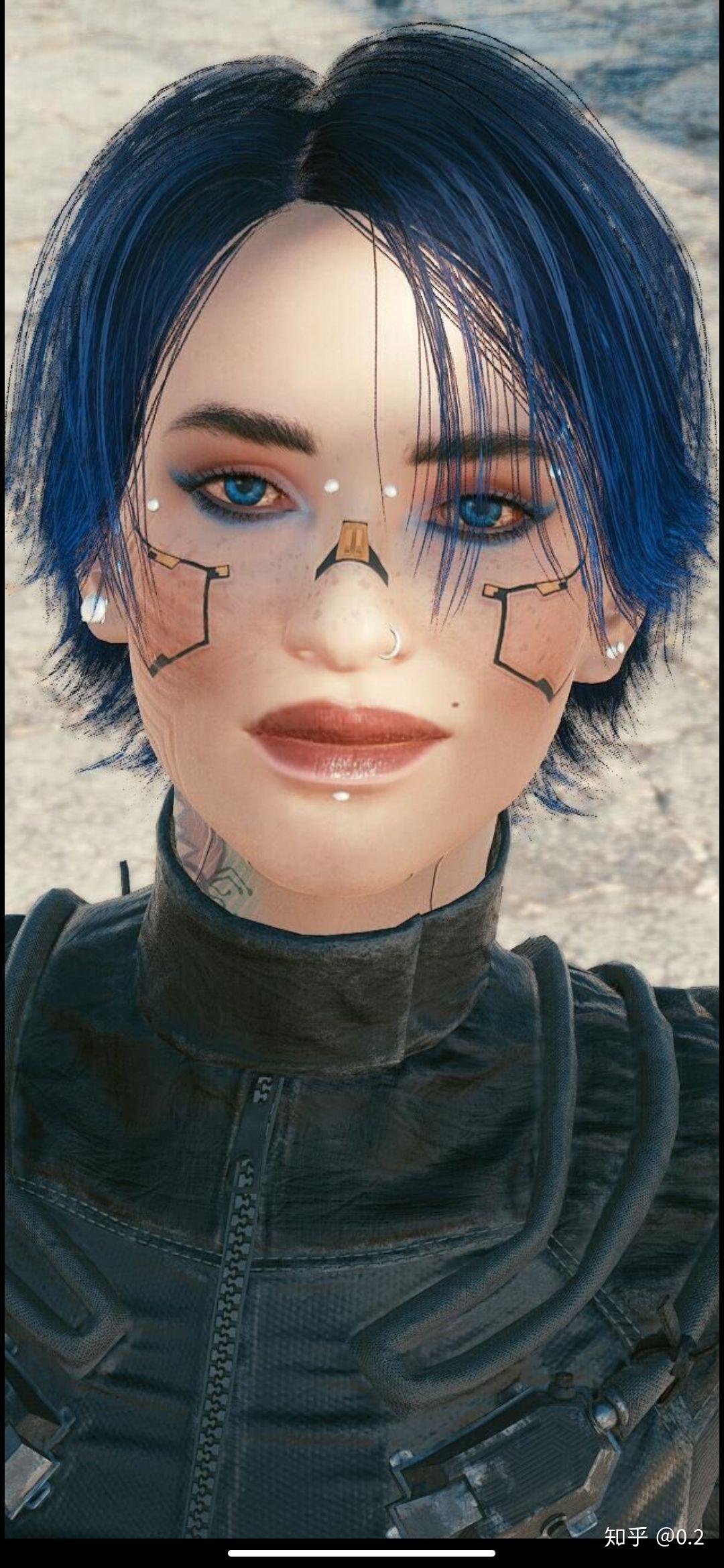 你在赛博朋克2077中的捏脸形象是什么,分享一下? - 知乎