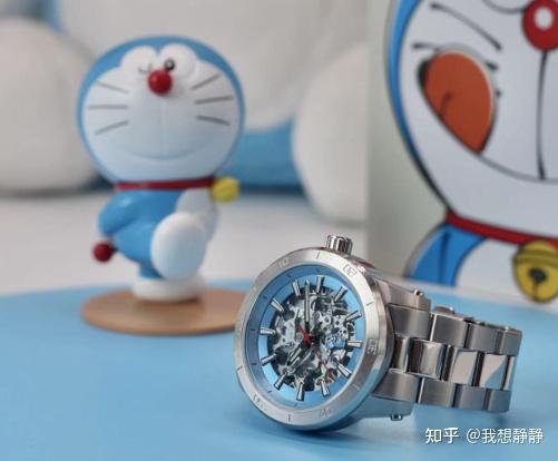 2023铁达时x「哆啦a梦」限量款腕表开箱测评,蓝胖粉必入的手表推荐,你