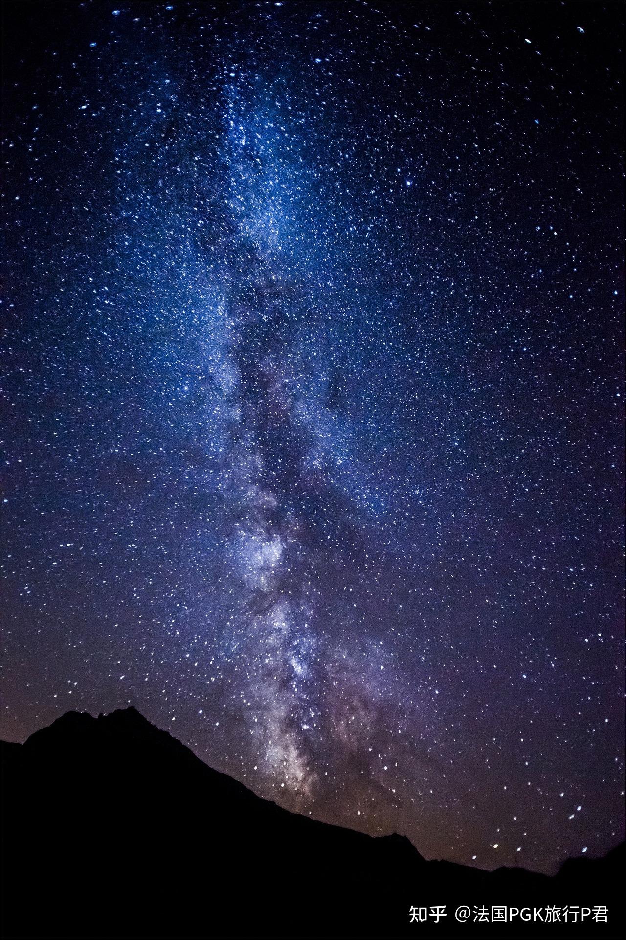 旅途尽头的星辰大海法国塞文山脉星空下