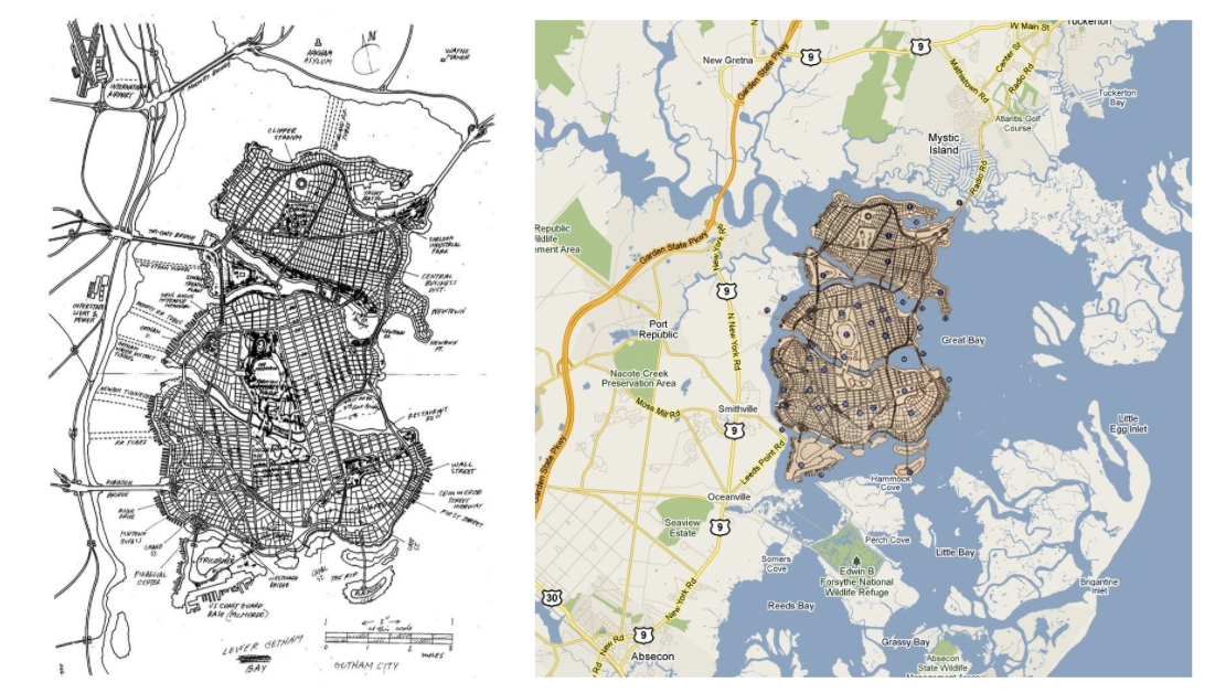 真实的虚构之城哥谭市起源