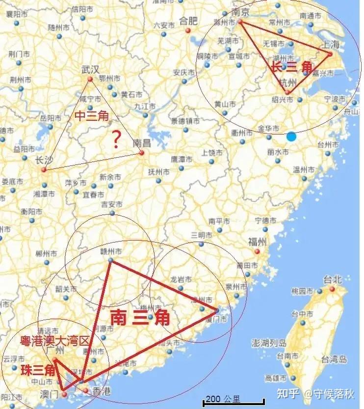 关于南三角与威汕线江西工业走廊战略