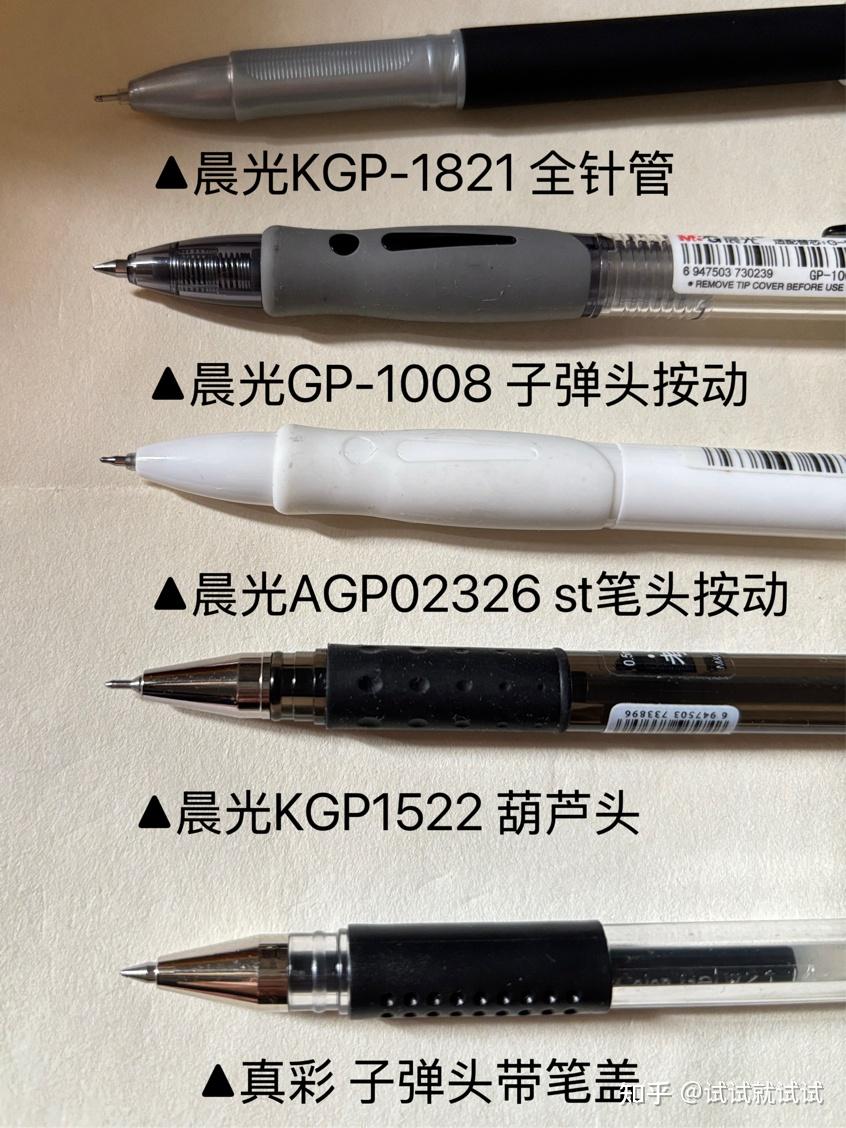 一支好用的中性笔,标准是什么? - 知乎