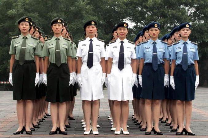 文工团女兵裙子图片