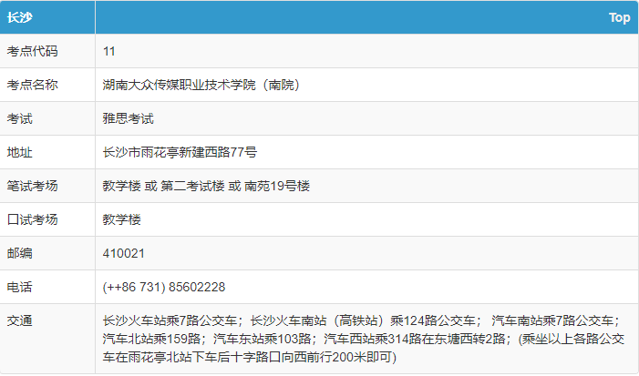 2021年湖南长沙雅思考试地点详情介绍~快往下看吧~已认证帐号长沙申友