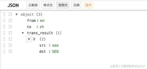 Python3 调用百度翻译API