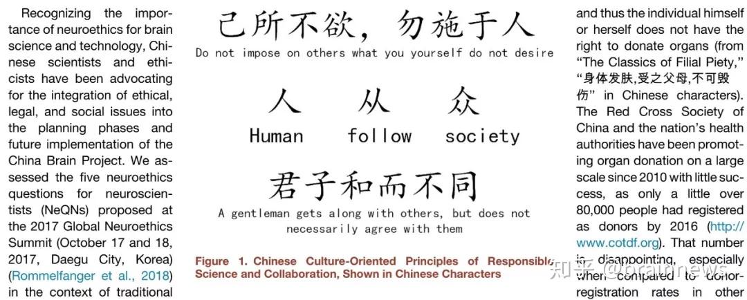 脑科学日报neuron脑计划背景下中国传统文化与伦理问题