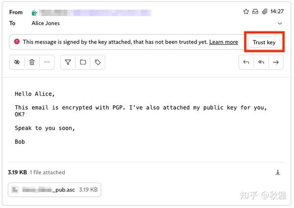 如何在质子邮件（Protonmail）中使用 PGP - 知乎