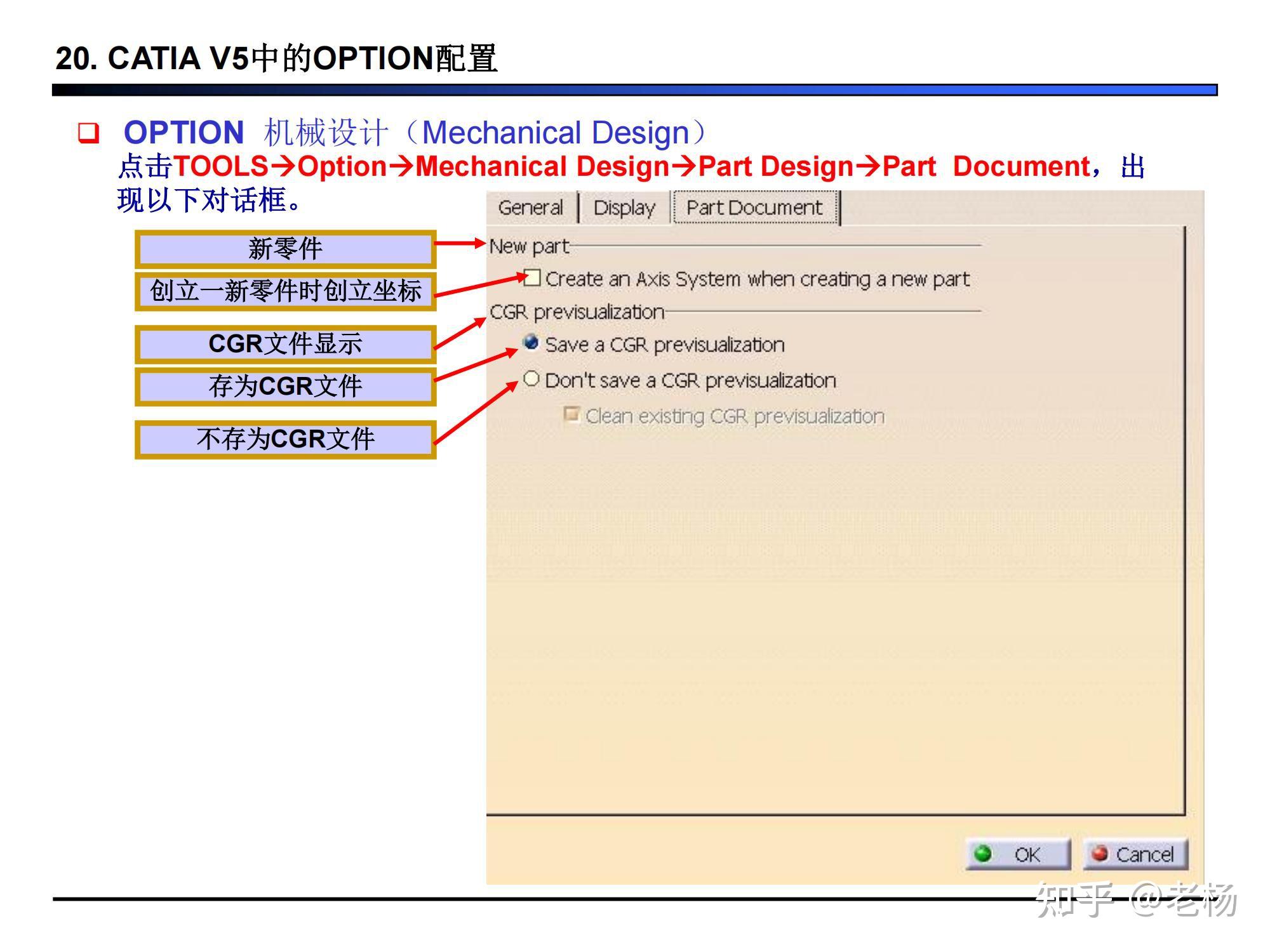 CATIA 的选项（OPTION）配置-CATIA系列分享02 - 知乎
