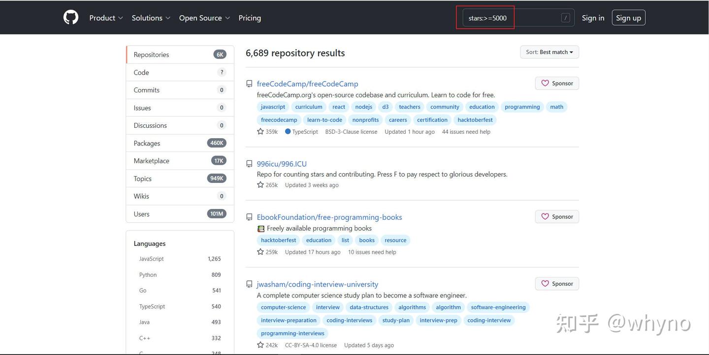 efficiently search and read specific files in a github... Github高效搜索方式 - 知乎