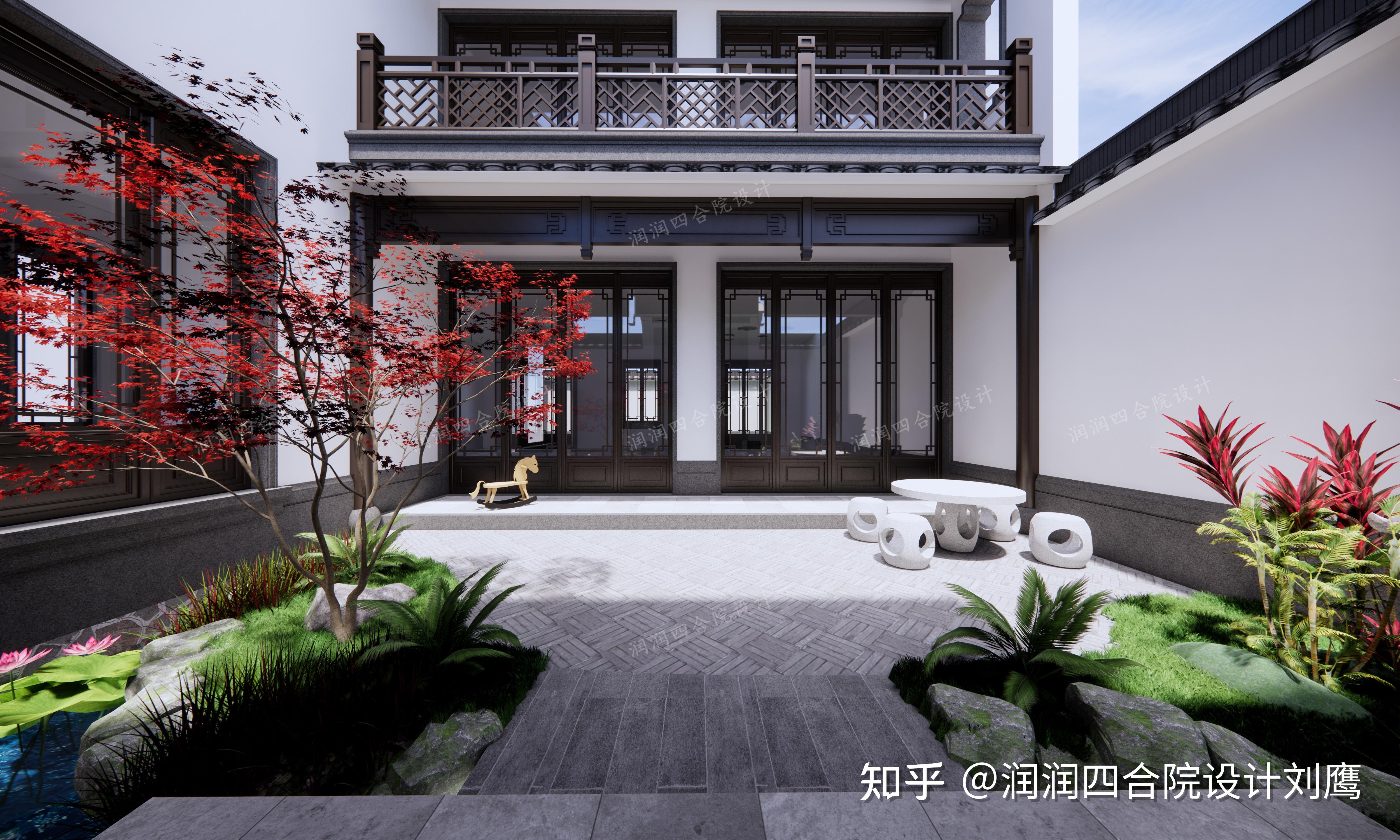 临街小户型新中式合院别墅区规划,6个户型带平面图 第二期——润润四合院设计刘鹰 - 知乎