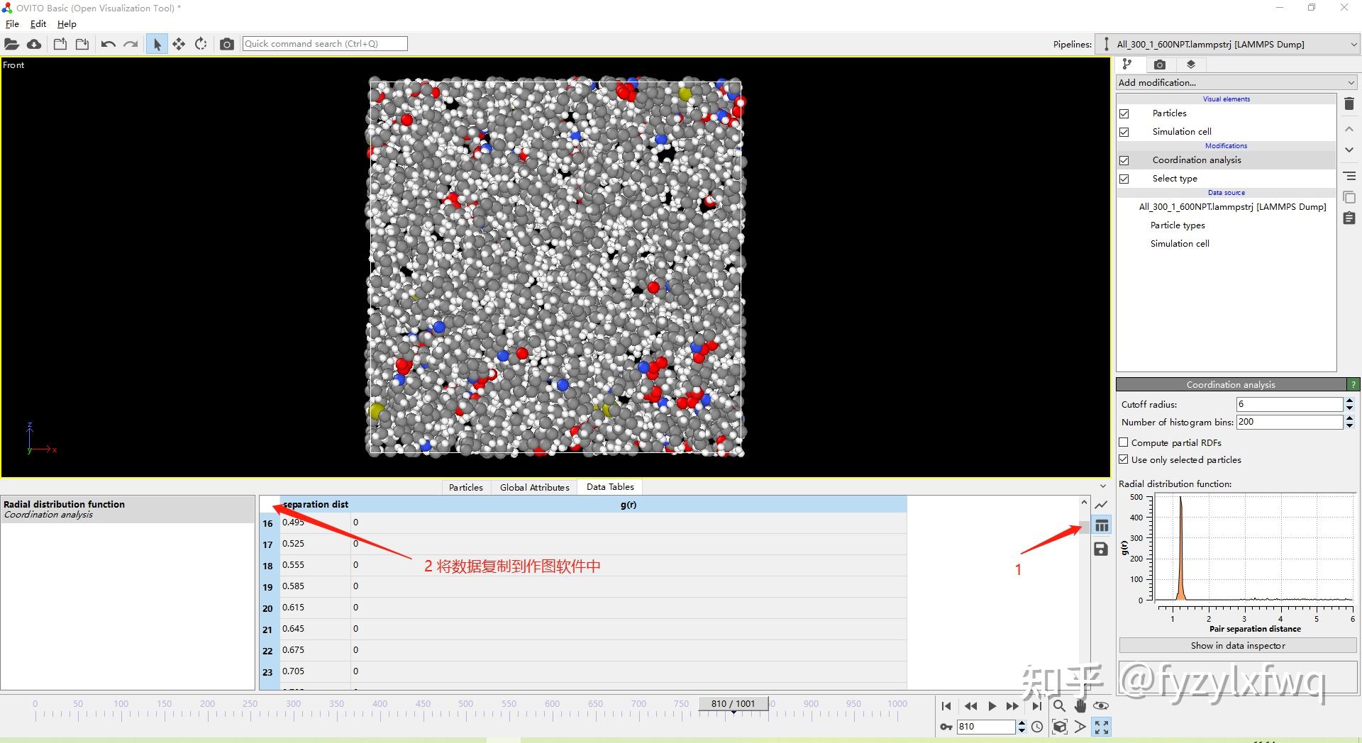 Lammps通过OVITO输出RDF - 知乎
