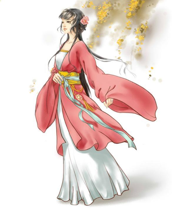 古风手绘画欣赏画中人般般入画神采飞扬的古风美人