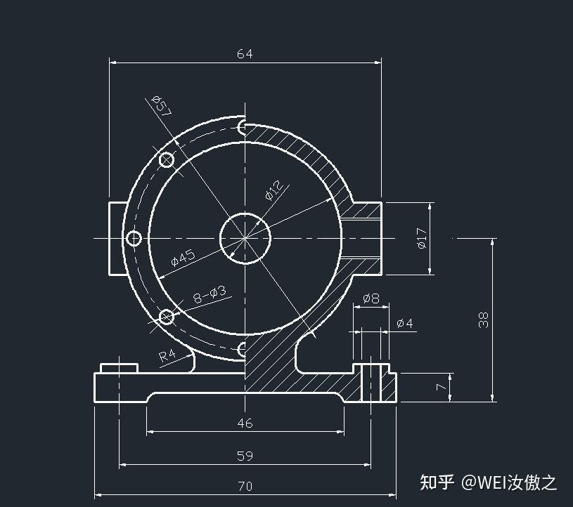 CAD dwg格式练习图100多张,练习图进阶版,提高绘图技能与效率从此刻开始 - 知乎