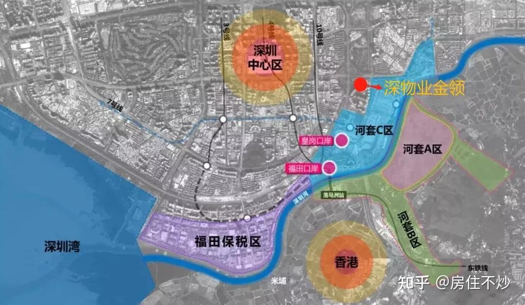 深物業金領金領假日公寓河套腹地地鐵公園環繞福田