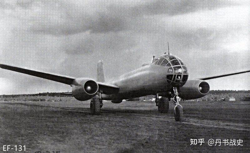 理念超前的前掠翼轰炸机二战德国ju287战术轰炸机