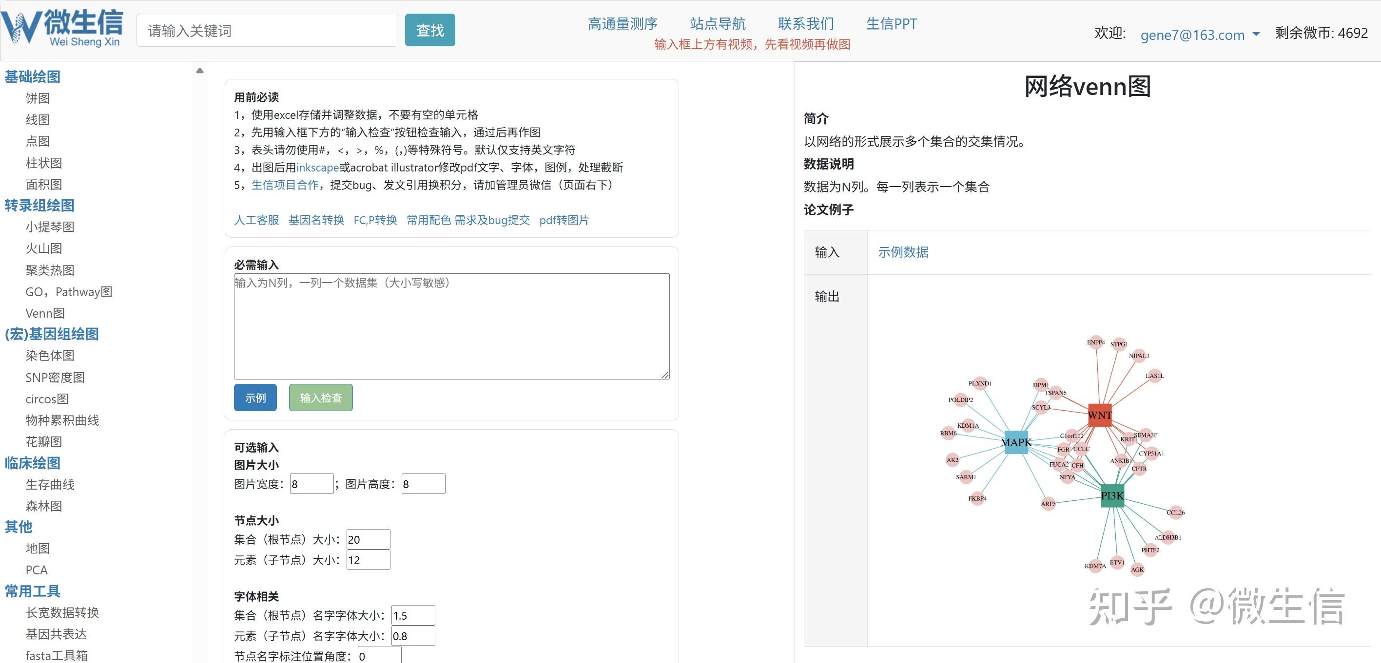 在线绘制展示基因集交集细节的网络venn图 - 知乎