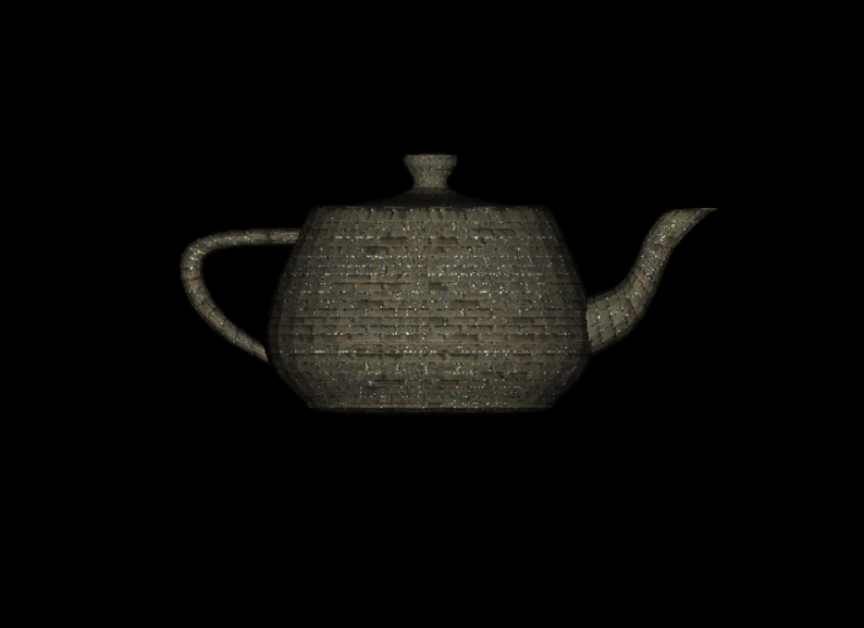 我们的茶壶光是黑白灰,太单调了,现在我们来给点颜色瞧瞧.