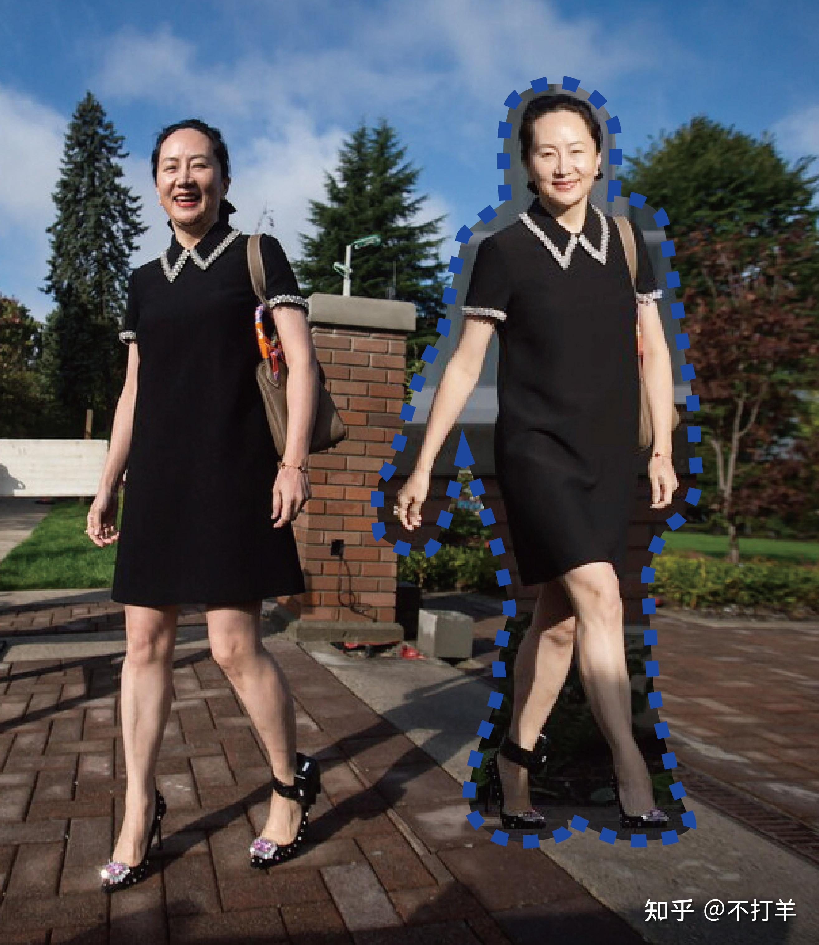 孟晚舟气质藏在骨相里简约裙装显韵味骨子里的从容最优雅