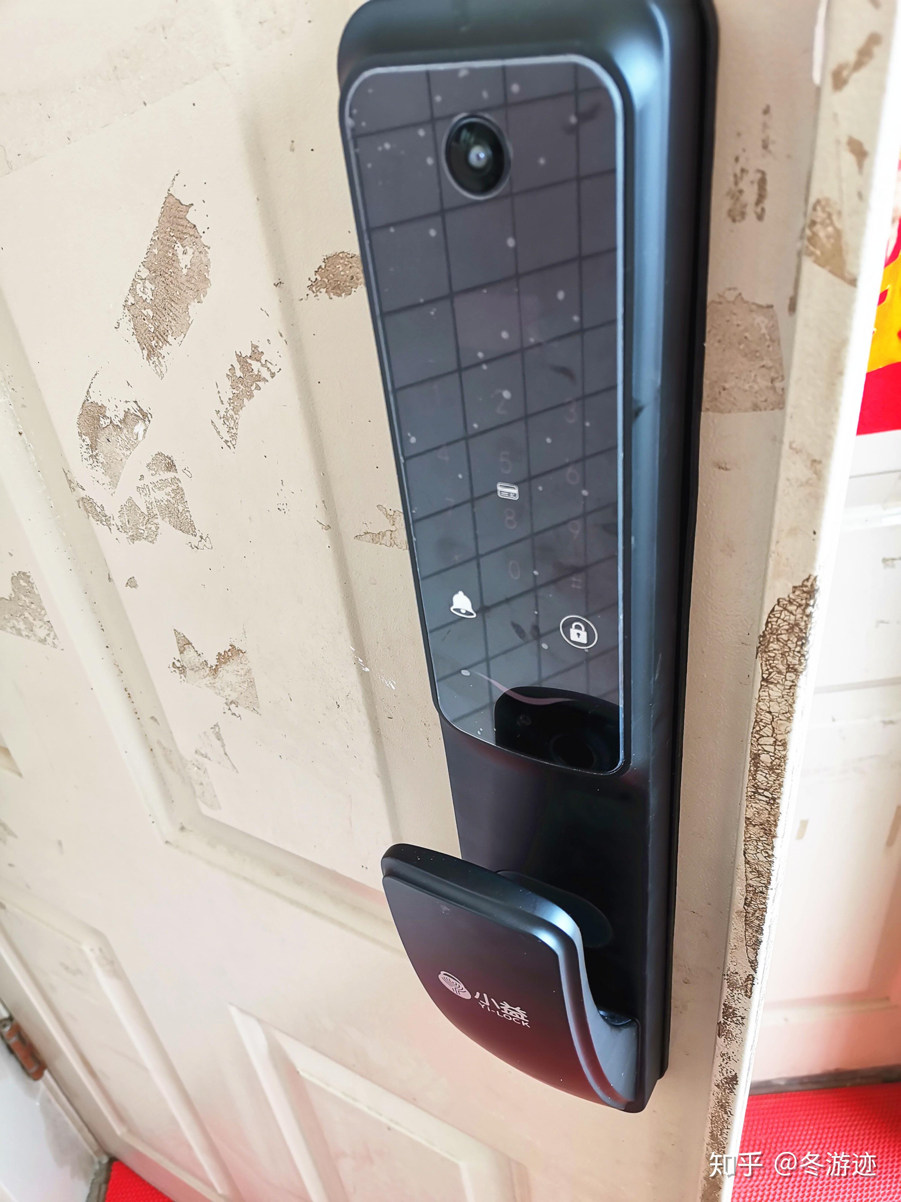 小益指纹锁x6带屏幕的指纹锁为家安全设防