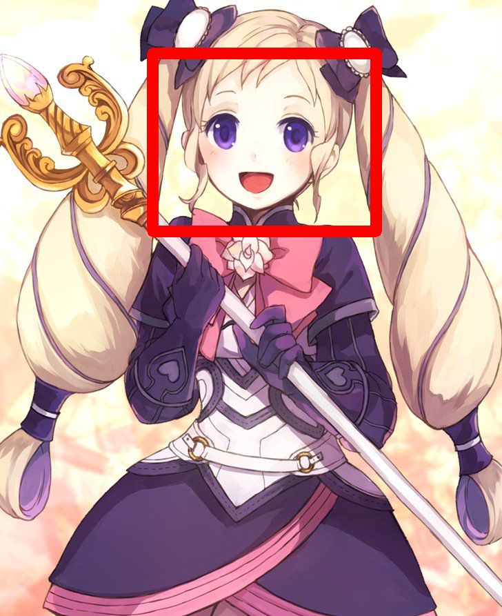 快速二次元人脸检测