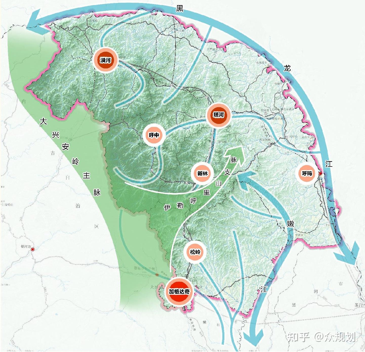 黑龙江省市级国土空间总体规划正式版合集