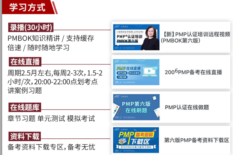 官方艾威pmp培训学员测评集合最高效的pmp培训