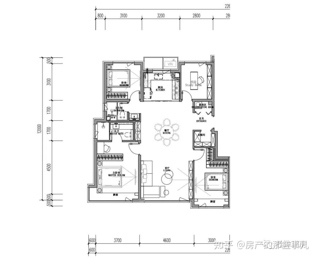 正式版戶型還未出,但是已經有了模型和尺寸:該地塊距離地鐵要更近一些