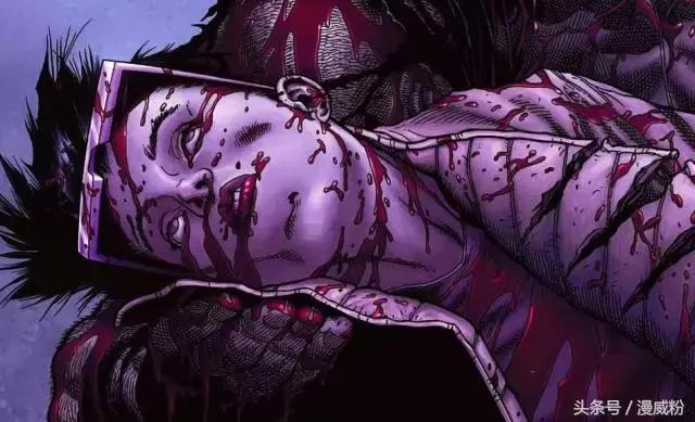 他们俩大战了一个半小时,金刚狼最后用钢爪刺穿了靶眼的胸口.