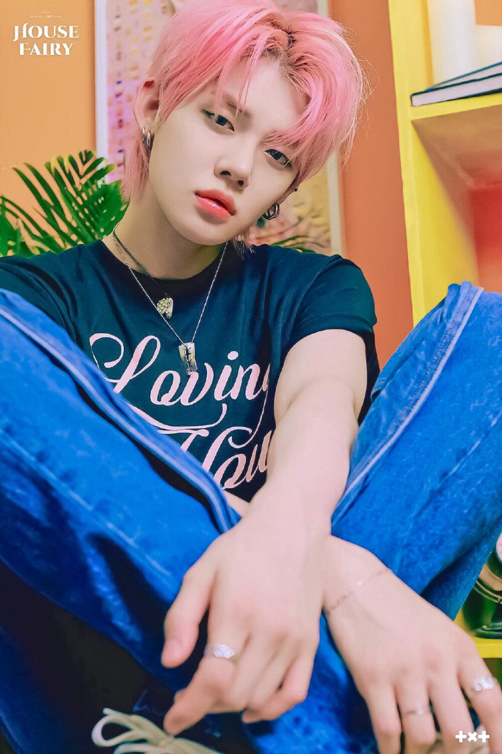 有没有txt男团崔然竣/崔连准很好看的图,粉色头发的为主? - 知乎