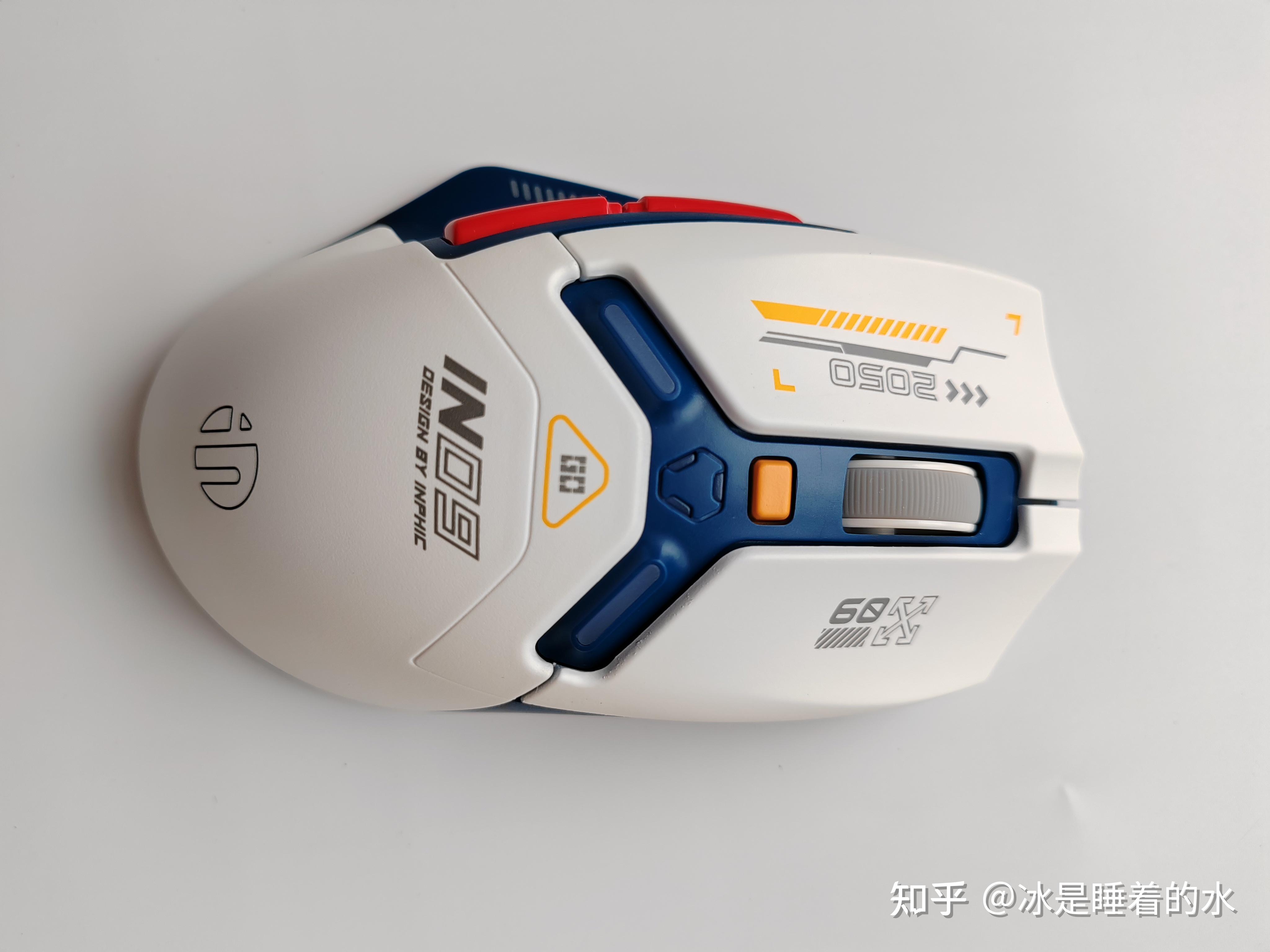 英菲克IN9鼠标：99元科幻风机甲设计，三模连接，让你的游戏世界更精彩！