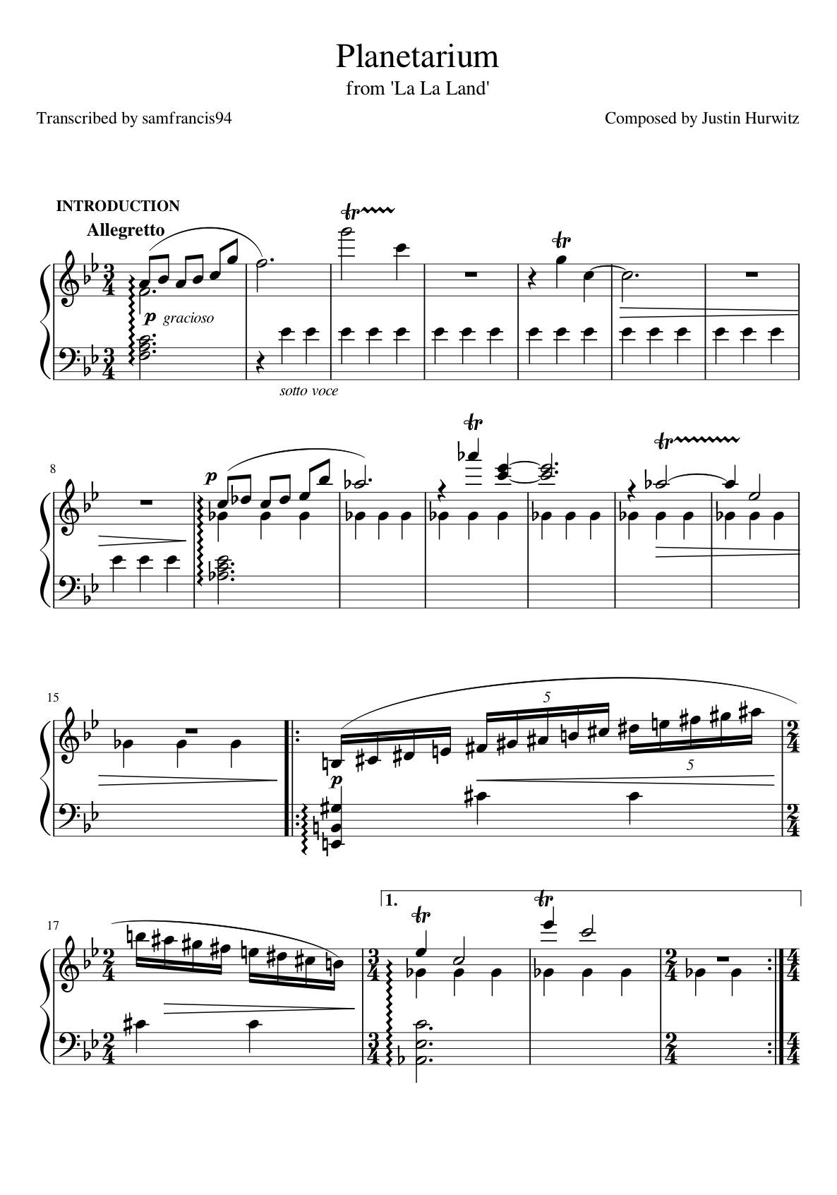 爱乐之城钢琴曲谱数字_爱乐之城钢琴数字简谱(2)