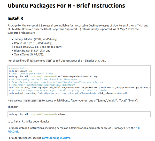 Ubuntu 22 04 r r studio 