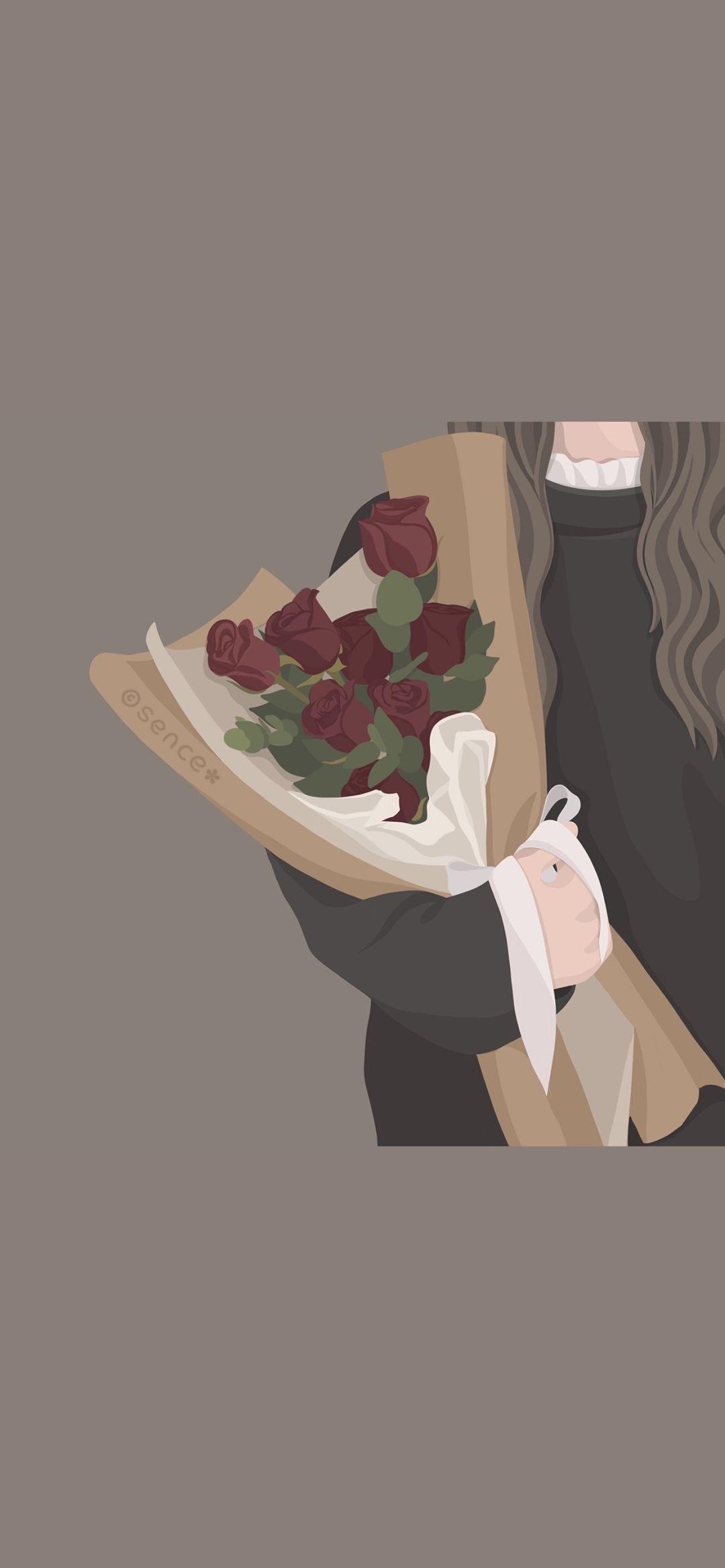 小众插画壁纸|欧美几乎完美的壁纸|ins简约情侣壁纸|情侣朋友圈封面