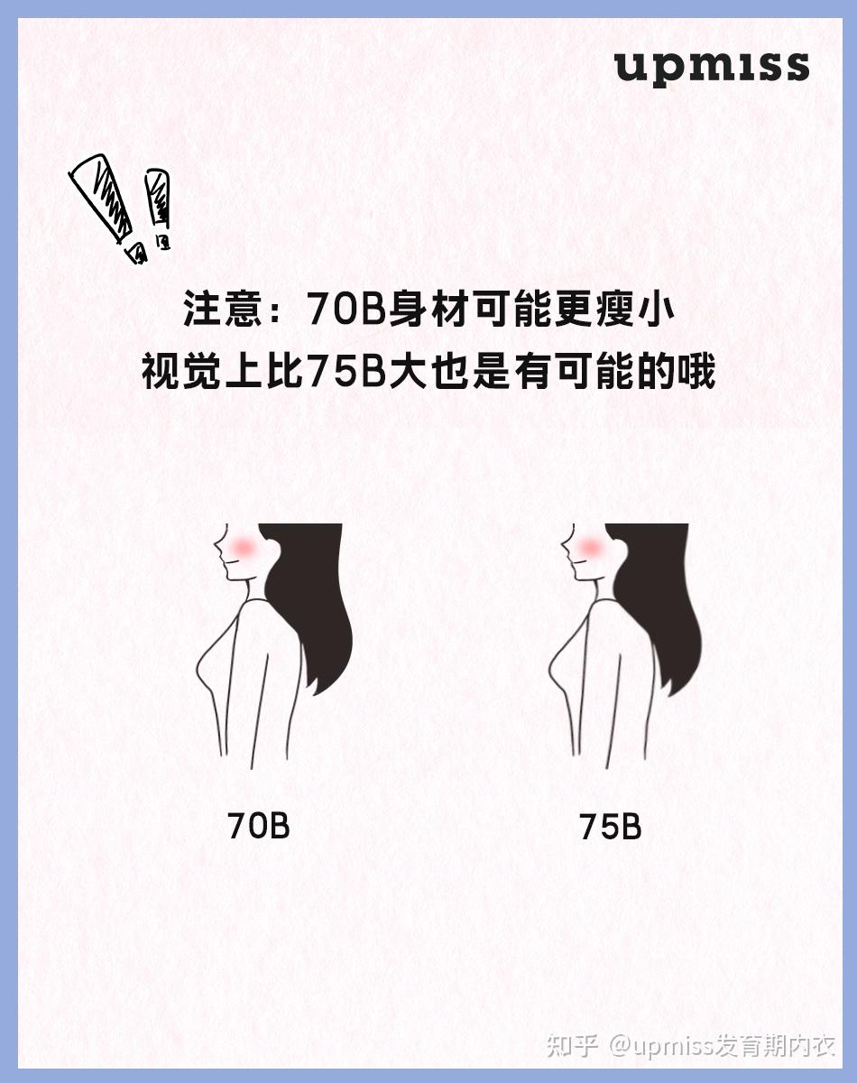 胸部科普 L 70B和75B哪个大？看完这个全懂了 - 知乎