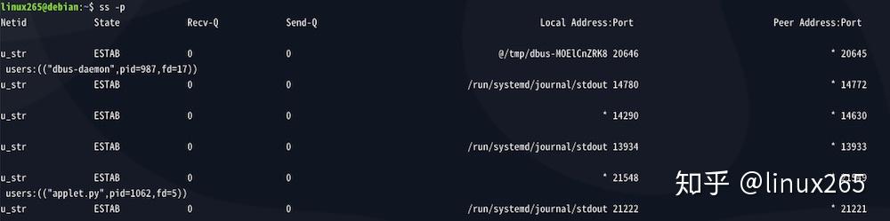 如何在 Linux 中使用ss命令监控网络连接 - 知乎