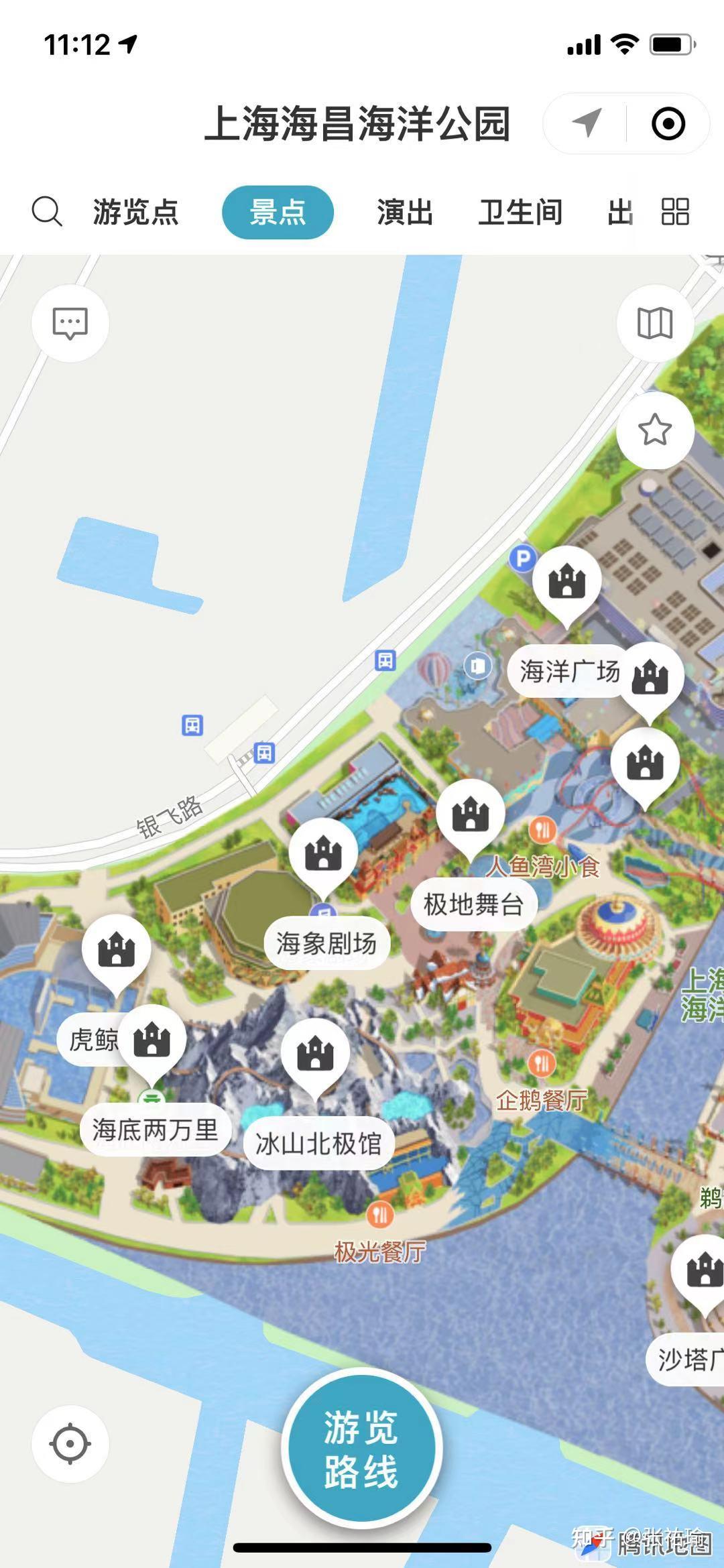 上海海昌导游地图图片