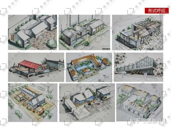 快题解析 | 华南理工2010年历史街区休闲驿站设计 - 知乎