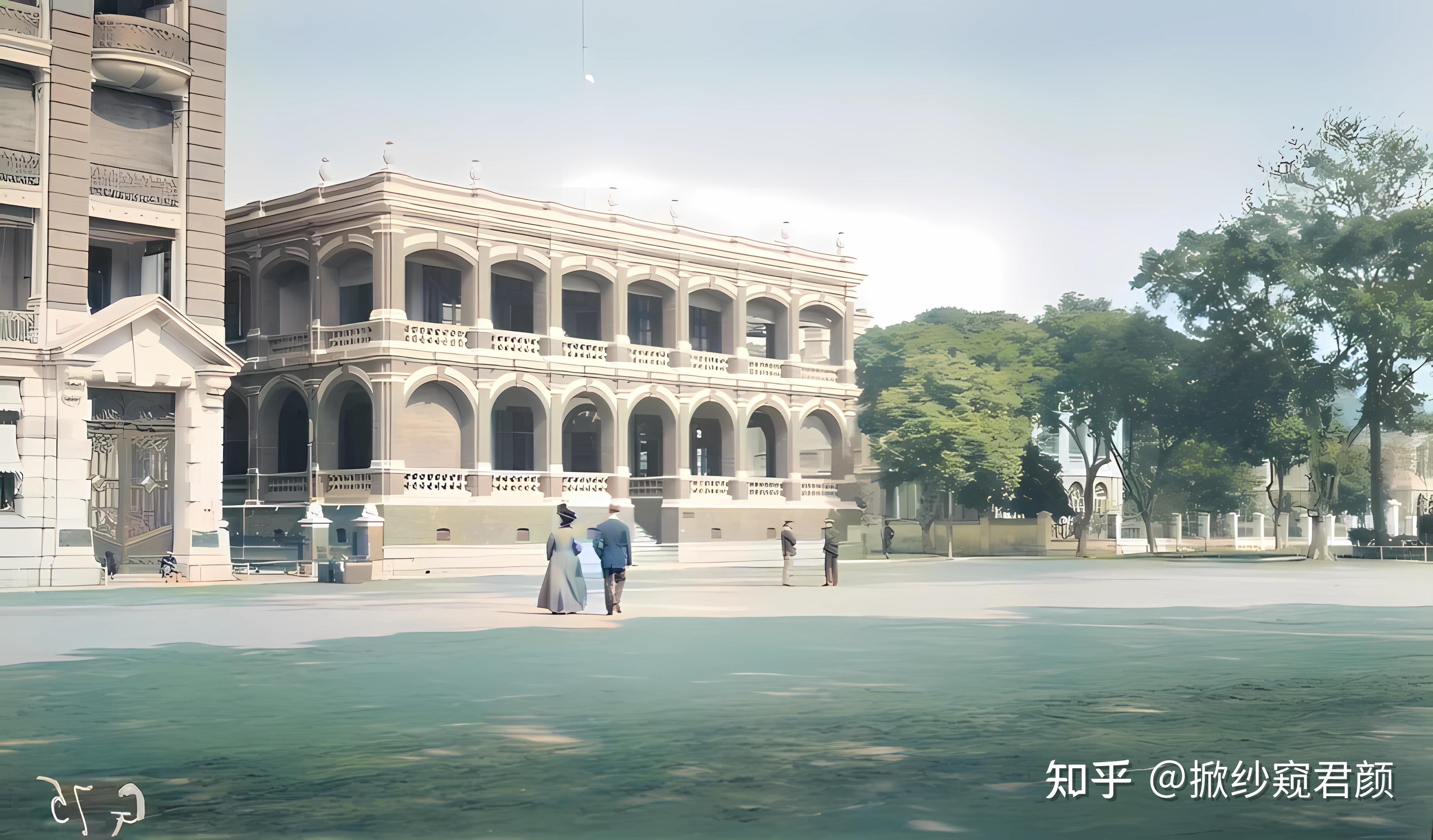 1920年日本间谍镜头下的广州100多年前的羊城竟已如此发达