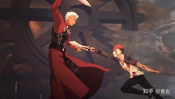 红a(左),士郎(右)