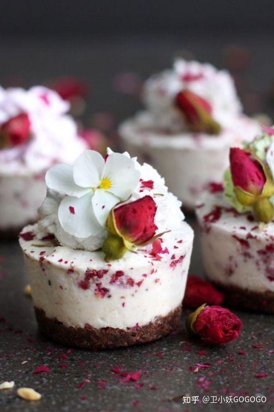 颜值爆表的玫瑰花美食