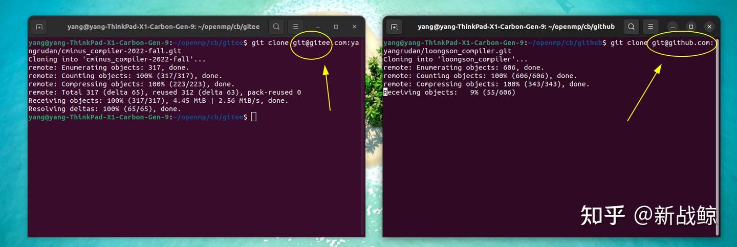 同时配置github, gitee - 知乎