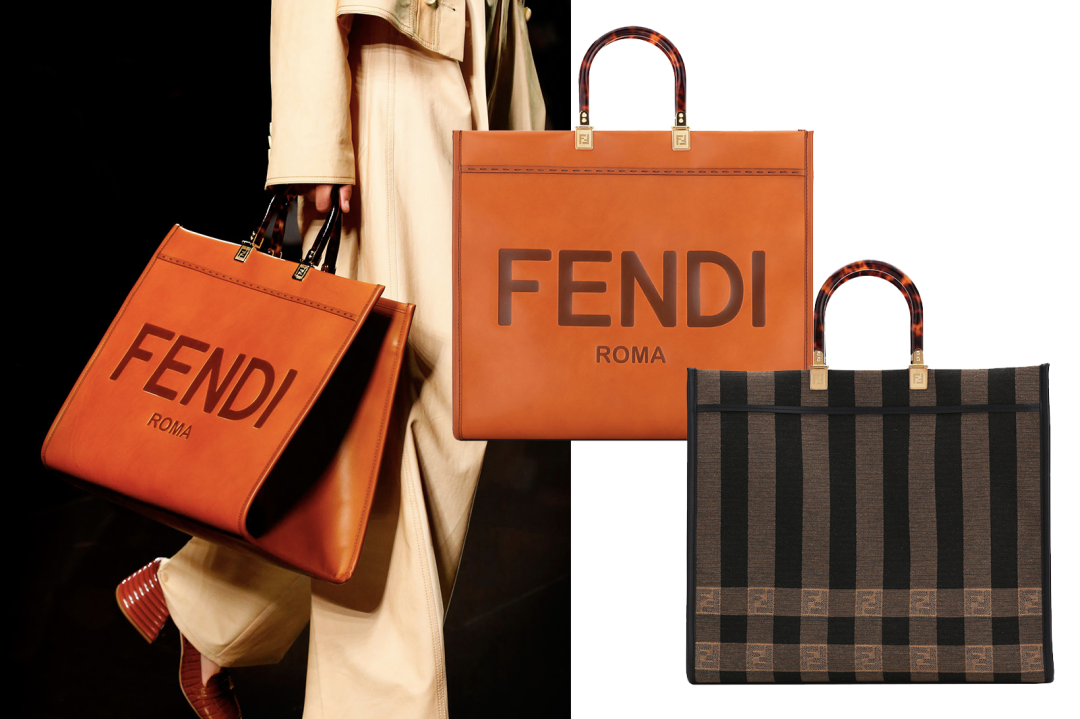 fendi本身品牌就是富有内敛但高贵的气质,这款包的手柄用了玳瑁的材质