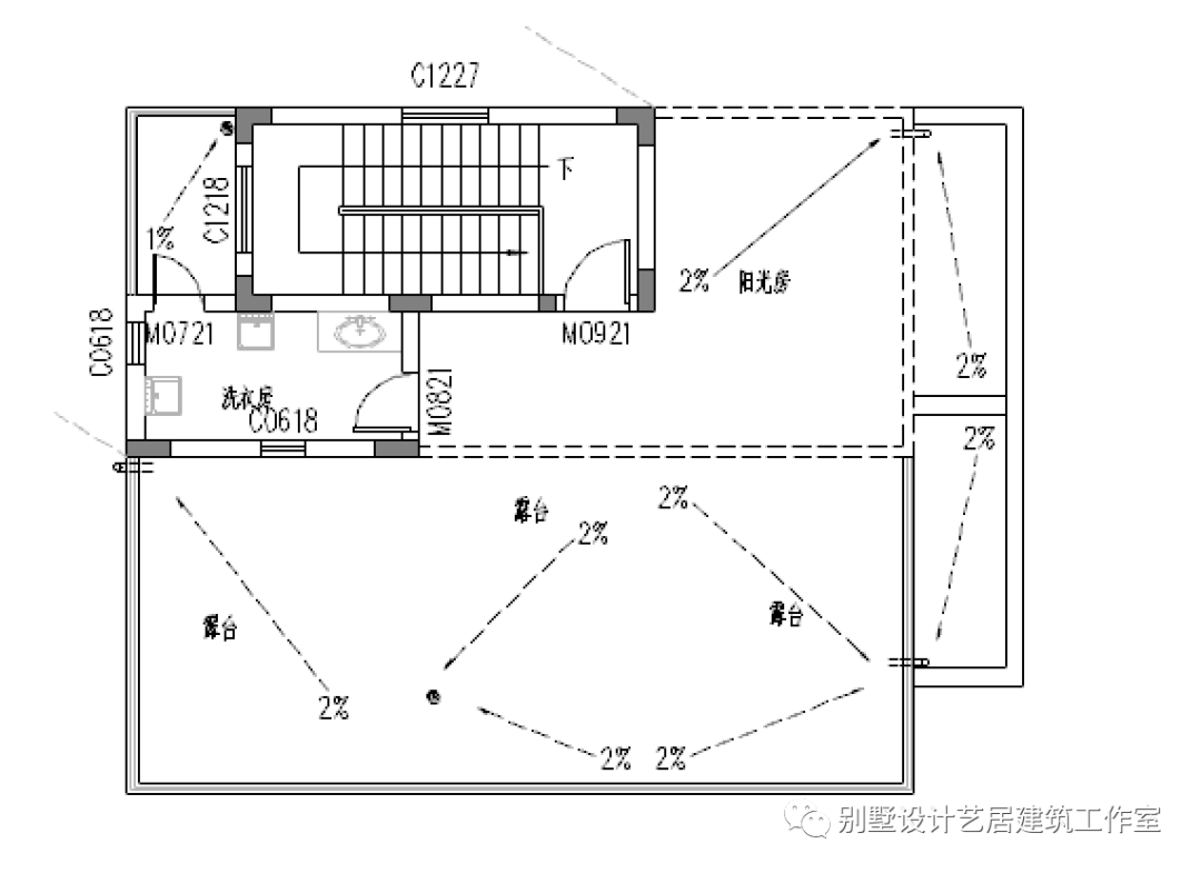 三面飘房屋设计图图片