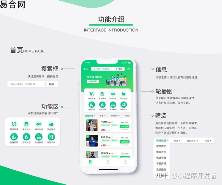 家政小程序制作的功能介绍 - 知乎