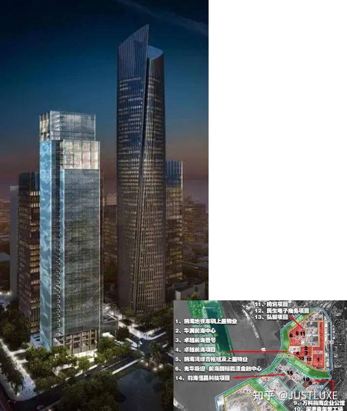 83幢地标建筑、700亿投资，深圳前海构想未来城市空间形态 - 知乎